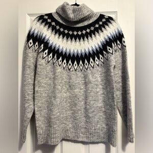 NWOT! Aspen Fair Isle Turtleneck Sweater